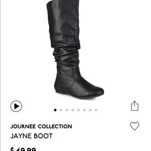 Journee tall black boots size 8.5